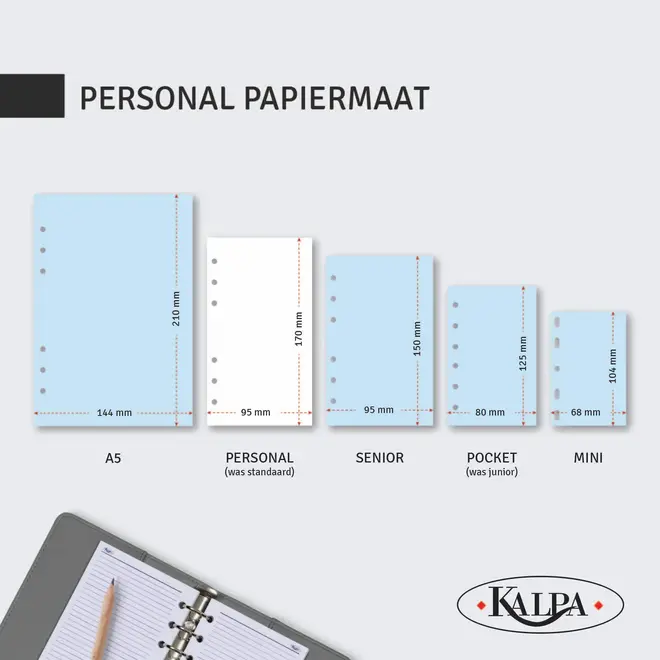 Personal organizer Flowersea Brown | met jaarinhoud 2025 én 2026
