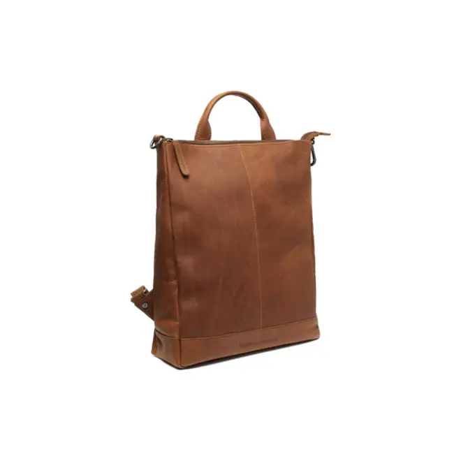 Lederen Laptop rugzak Manchester| Cognac