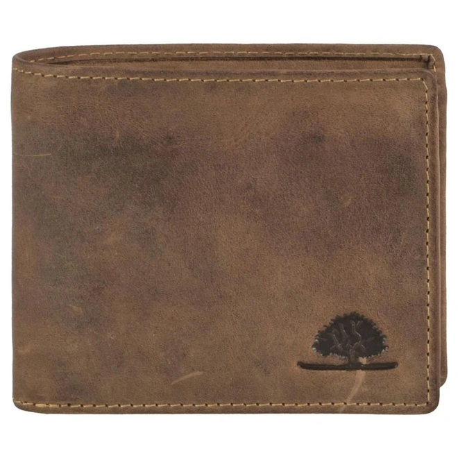 Lederen Vintage Compacte Portemonnee RFID