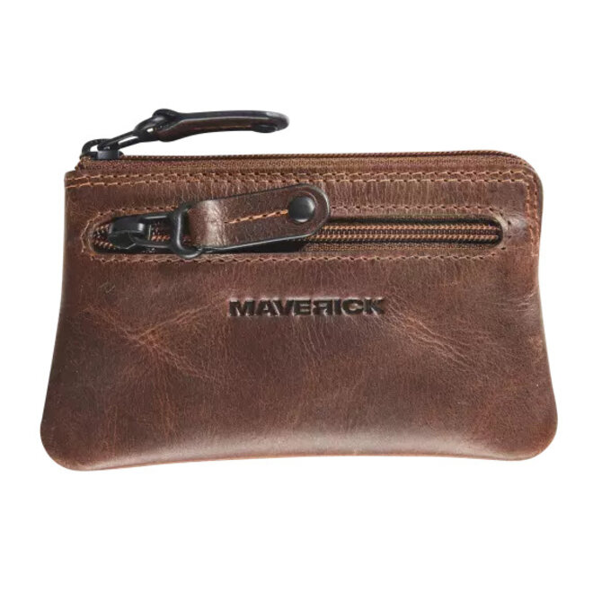 Leren geldbeugel/sleutel étui