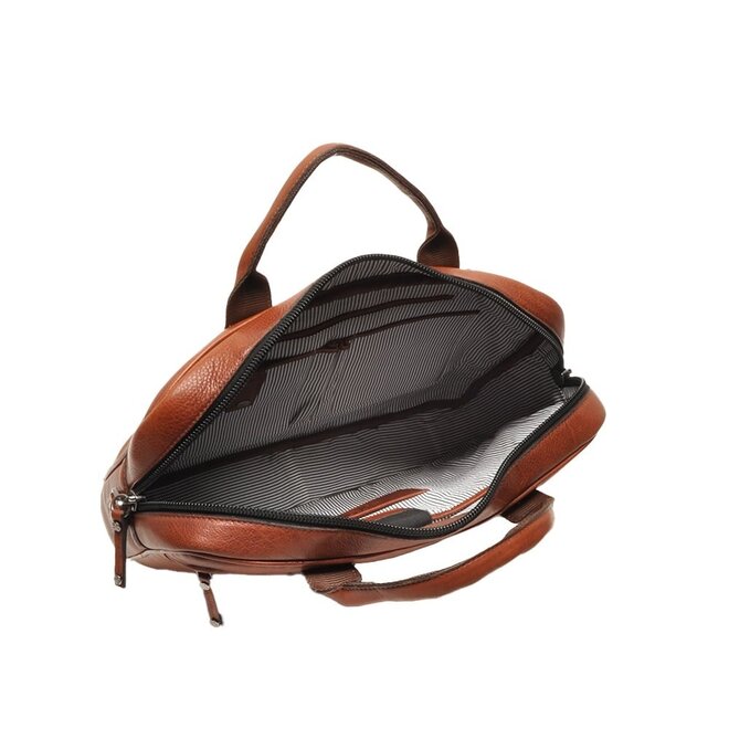 Lederen Lucca Businessbag 15.6 inch | Cognac