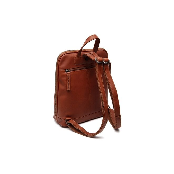 Compacte leren rugzak Floran | Cognac
