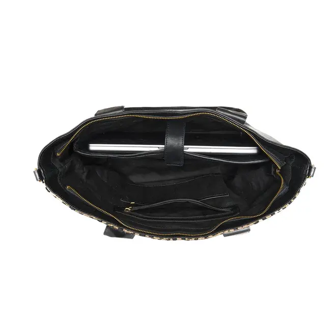 Romio Jaquard Shopper + Laptoptas 14 inch