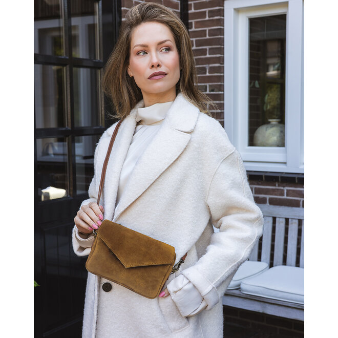 Rio Romy Suede schoudertas | in drie kleuren