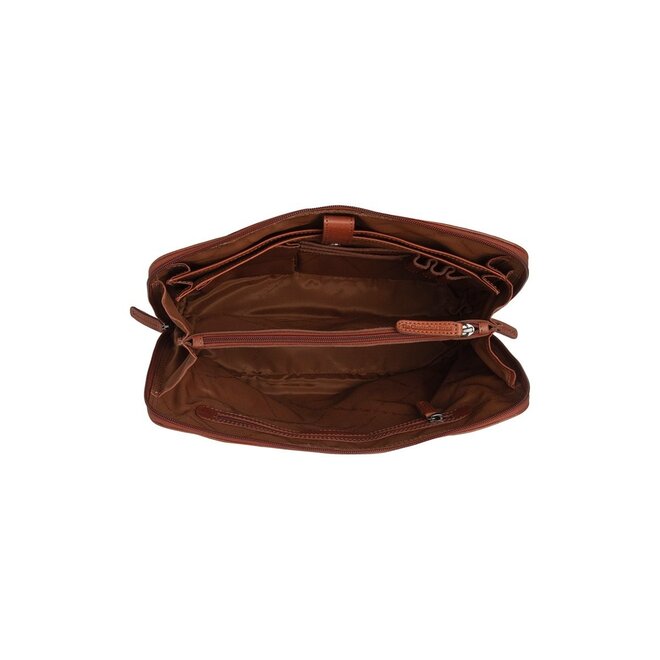 Leren Schoudertas Viamonte | in twee kleuren