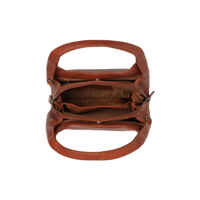 Leren Schoudertas Lunera | in twee kleuren