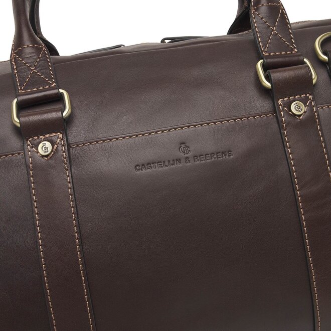 Lederen reistas Weekender | in twee kleuren