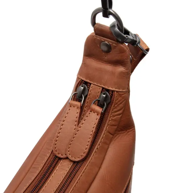 Leren Schoudertas Mirave | Cognac