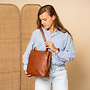 Leren Shopper Raynor| Cognac