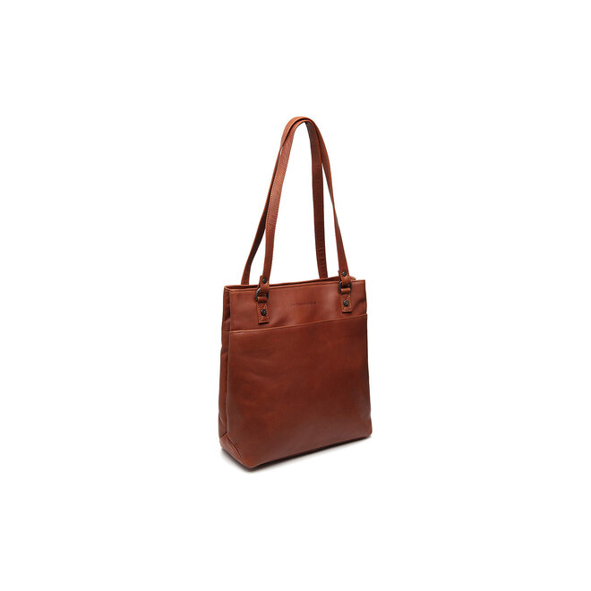 Leren Shopper Raynor| Cognac