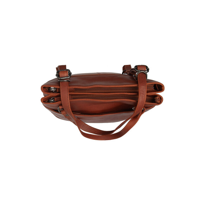 Leren Shopper Raynor| Cognac