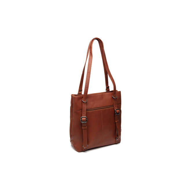 Leren Shopper Raynor| Cognac