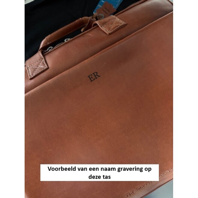 Leren laptoptas/businesstas Iseo | 15 inch