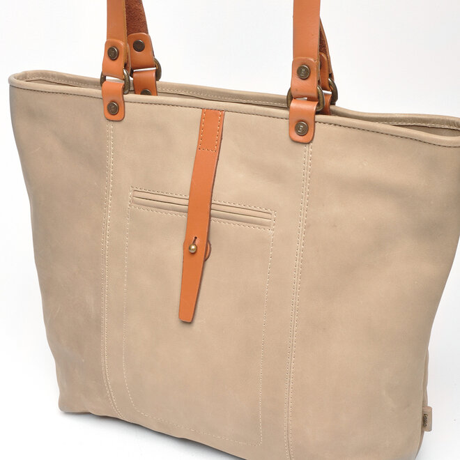 Lederen Bonneville Shopper/werktas | Dust