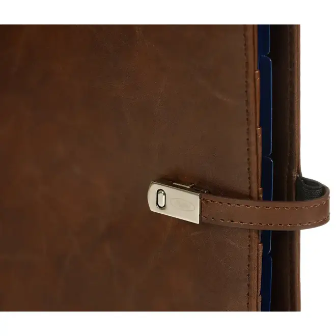 A5 organizer Kastanjebruin | Jaarinhoud 2026 en 2027