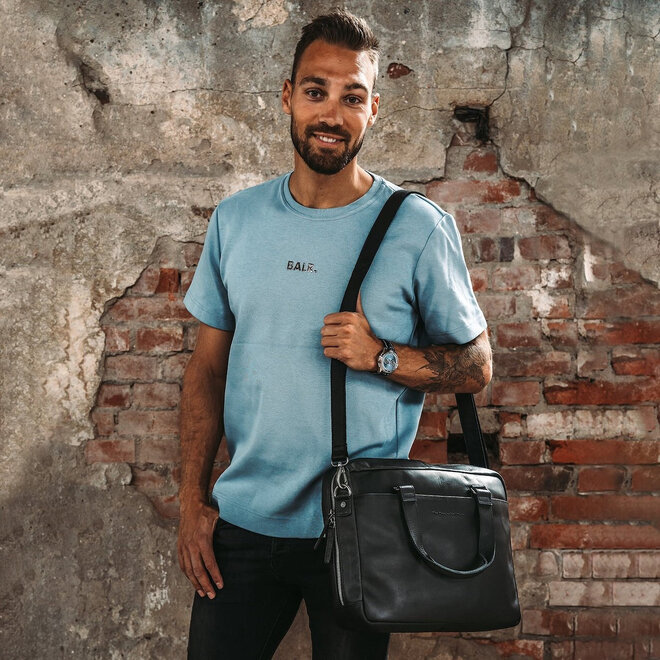 Leren Laptoptas Manhattan | 15 inch