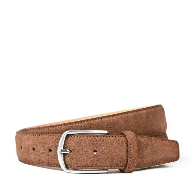 Leren herenriem Suede | in drie kleuren verkrijgbaar