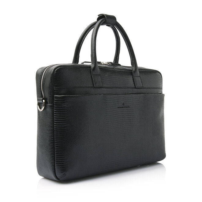 Lederen Laptoptas Ilse 15.6" inch | Zwart