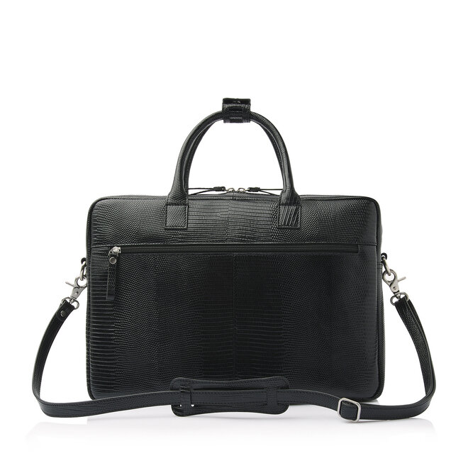 Lederen Laptoptas Ilse 15.6" inch | Zwart