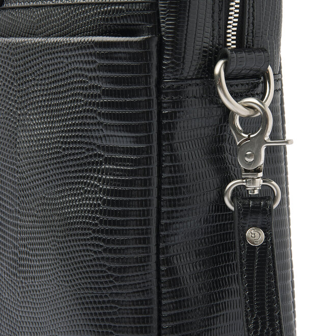 Lederen Laptoptas Ilse 15.6" inch | Zwart