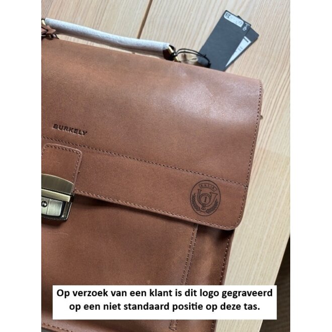 Leren laptoptas/aktetas Scott