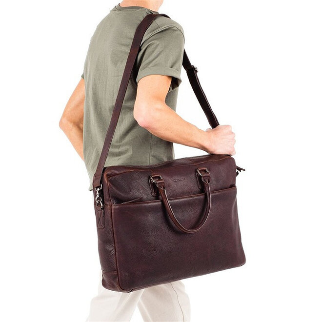 Leren laptoptas Jasper Workbag 17"inch | in twee kleuren