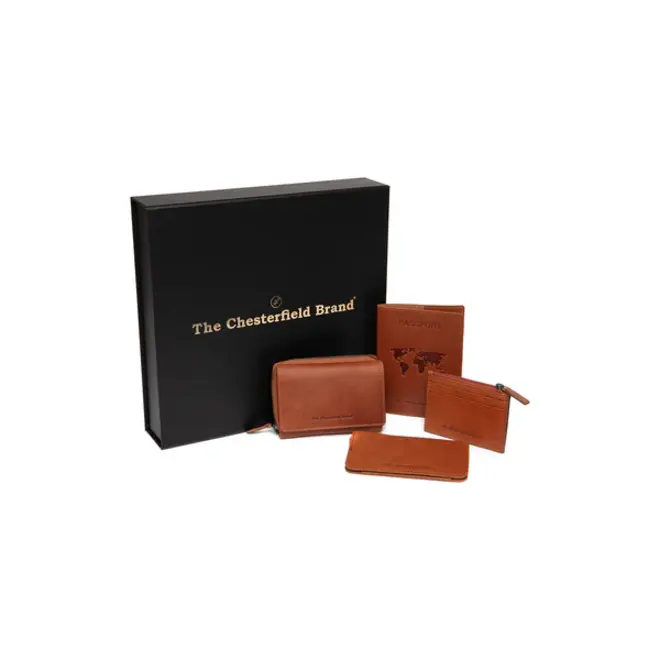 Giftset voor Dames: Portemonnee Brillenhoes Paspoorthoes Pasjeshouder