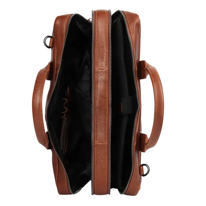 Leren Businesstas Flint 2-vaks 15,6 inch