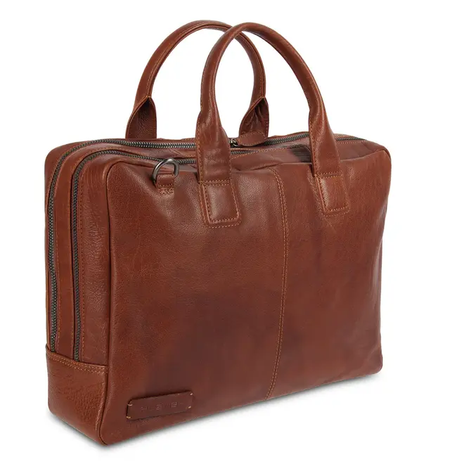 Leren Businesstas Flint 2-vaks 15,6 inch