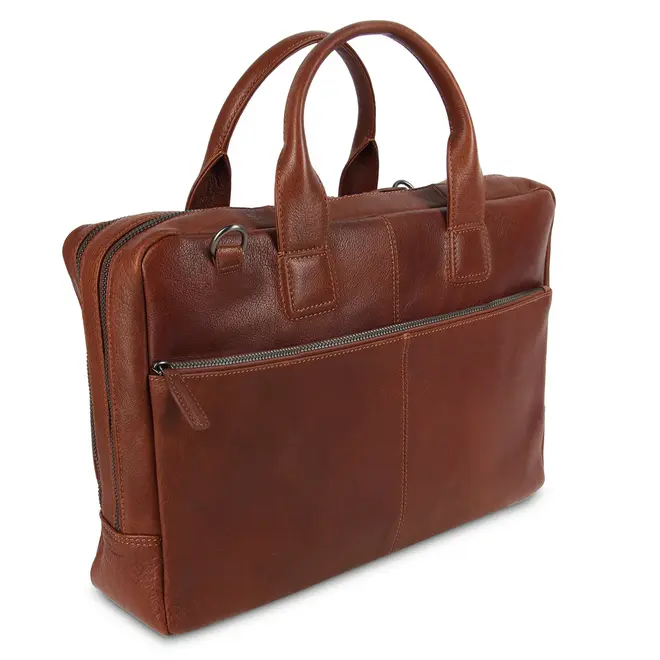 Leren Businesstas Flint 2-vaks 15,6 inch