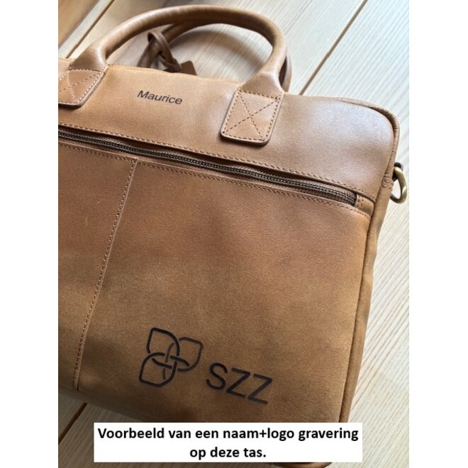 Leren ruime Taylor Workbag 15.6 inch