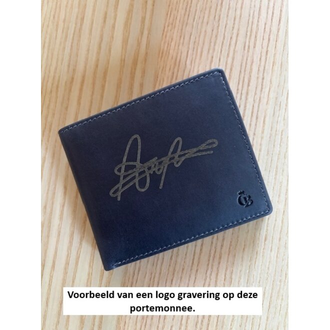 Leren billfold portemonnee  RFID - 8 pasjes | in twee kleuren