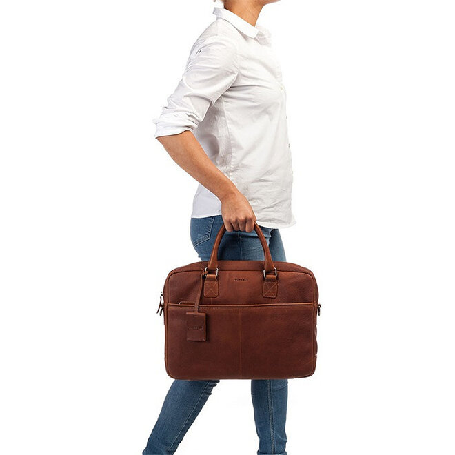 Leren Laptopbag Reid Unisex | 15.6 inch