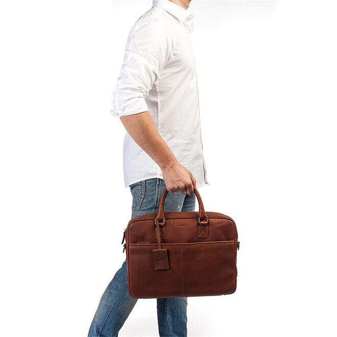 Leren Laptopbag Reid Unisex | 15.6 inch