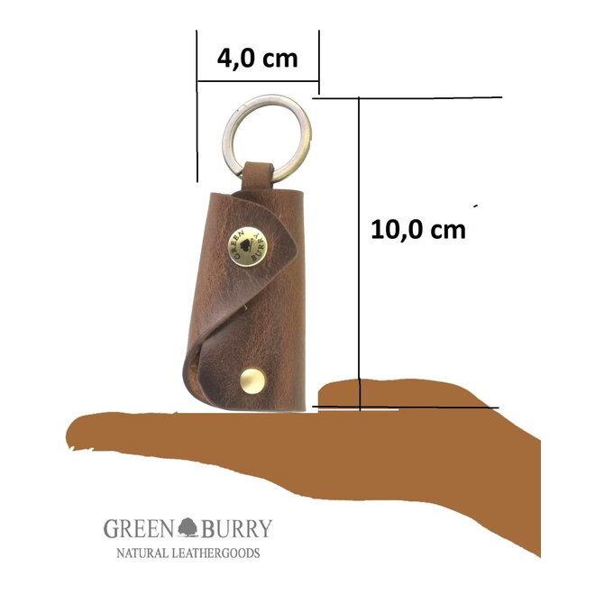 Lederen Sleuteletui | 6 sleutels