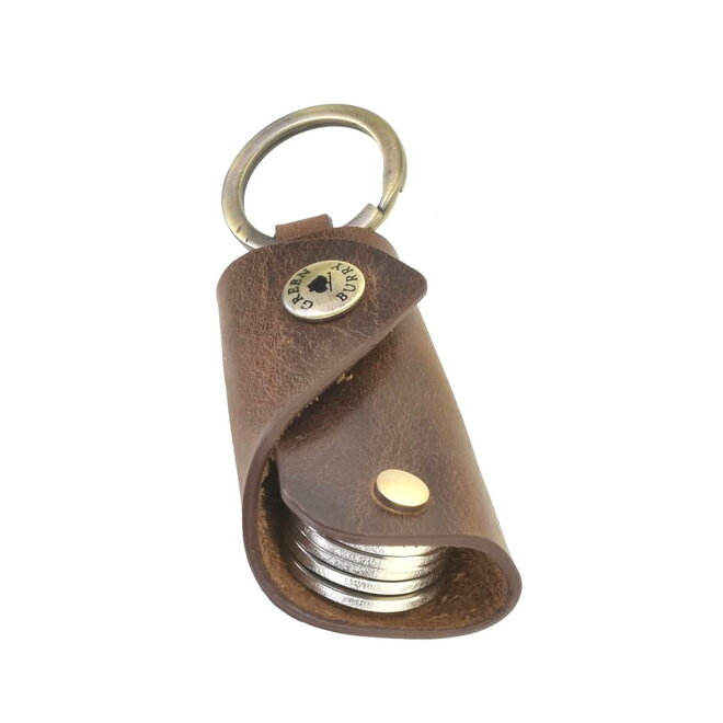 Lederen Sleuteletui | 6 sleutels