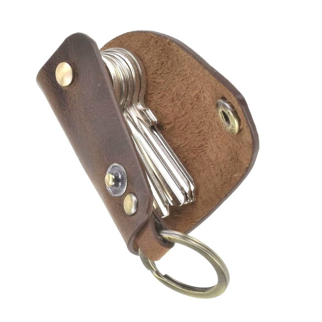 Lederen Sleuteletui | 6 sleutels