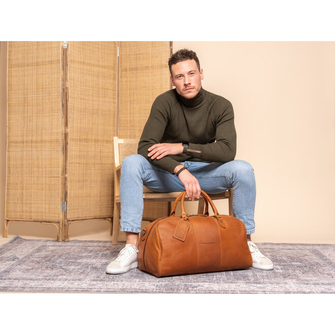 Lederen weekendtas /reistas William