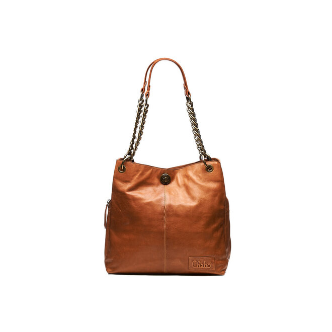 Schoudertas Chain Fashion Bag | Cognac