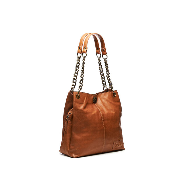 Schoudertas Chain Fashion Bag | Cognac