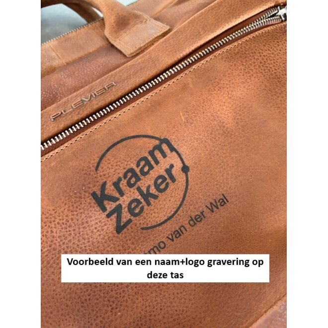 Leren laptoptas/businesstas Cumberland | 16 inch