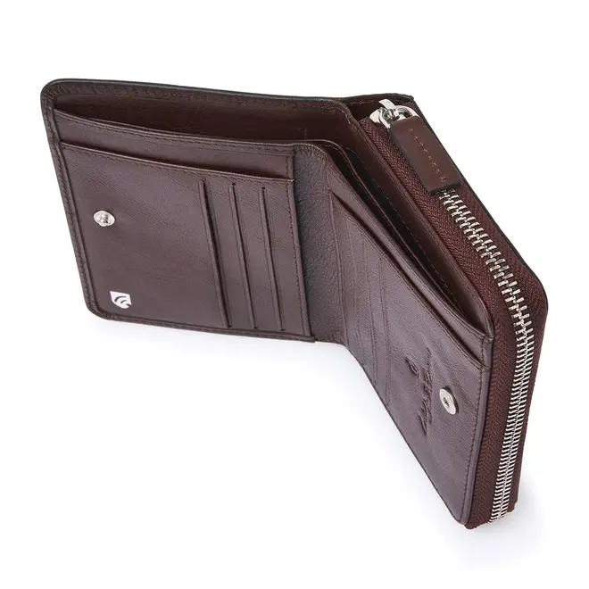 Leren Dames Portemonnee Croco RFID | in twee kleuren