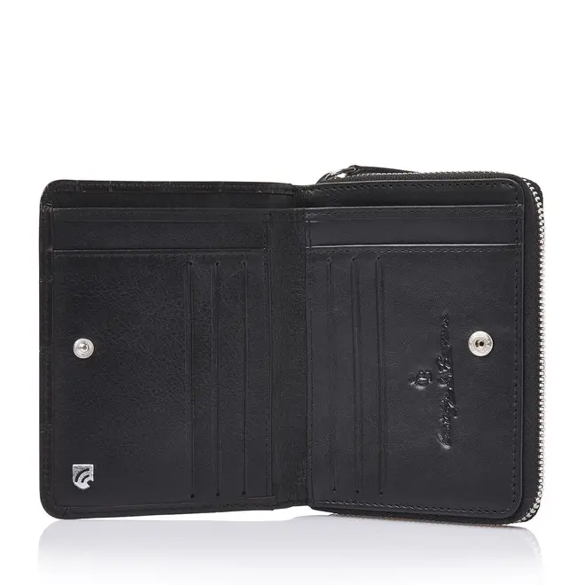 Leren Dames Portemonnee Croco RFID | in twee kleuren