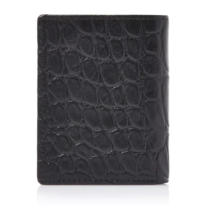 Compacte Leren Dames Portemonnee Croco | in twee kleuren