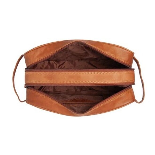 Leren Toilettas Stefan | Cognac