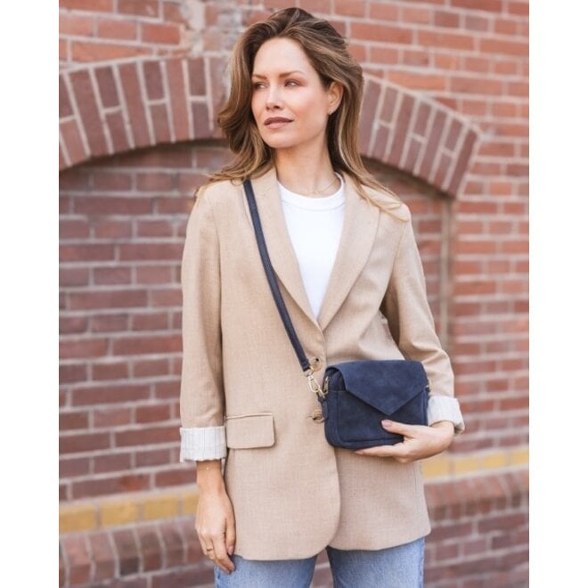 Rio Romy Suede schoudertas | in drie kleuren