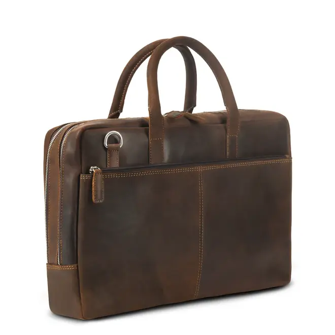Leren laptoptas/businesstas Coventry 16 inch | 2-vaks