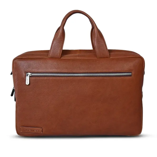 Leren laptoptas/businesstas Jimmy 16 inch | 2-vaks