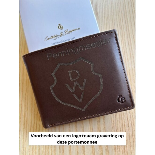 Leren billfold portemonnee RFID - 8 pasjes | in twee kleuren