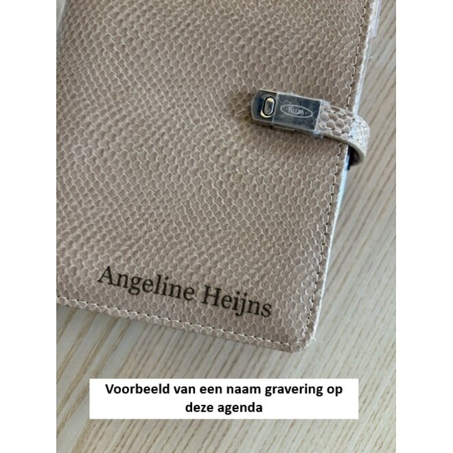 Personal organizer Slangenprint | met jaarinhoud 2026 en 2027